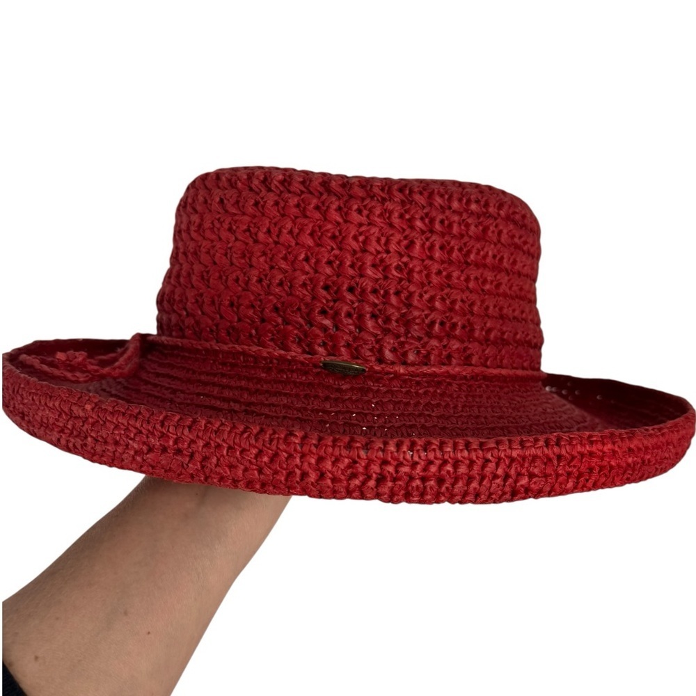 Scala raffle paper woven red hat